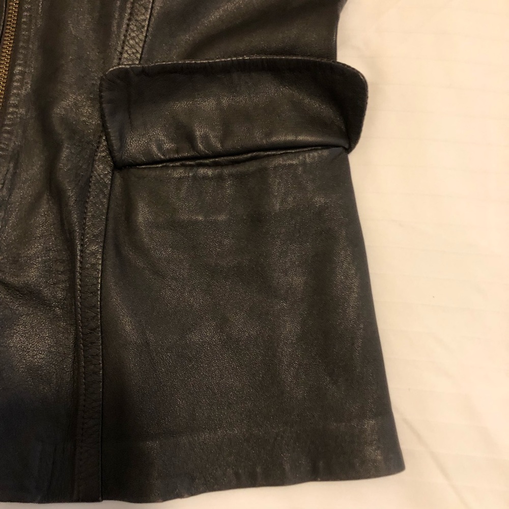 LEATHER VEST - Picture 4 of 10